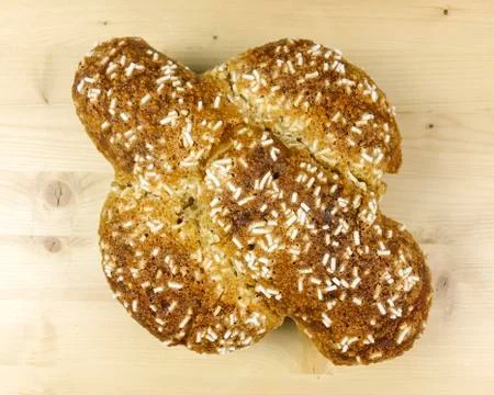 Easter dove cake Stock Photos