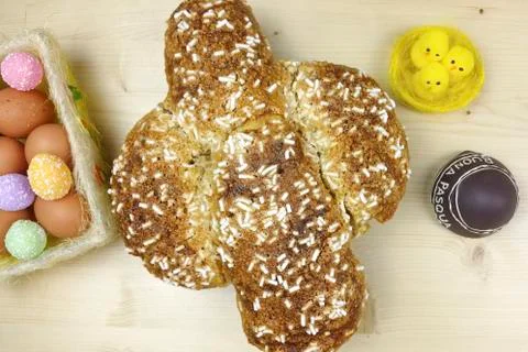 Easter dove cake Foto stock