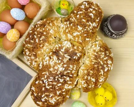 Easter dove cake Foto stock