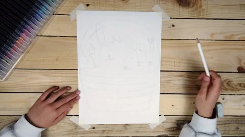 Easter drawing. Stock-Footage 151225236