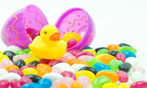 Easter duck Foto stock