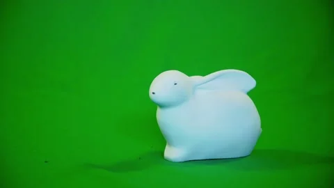 Easter. easter eggs on greenbox 스톡 동영상 168352314