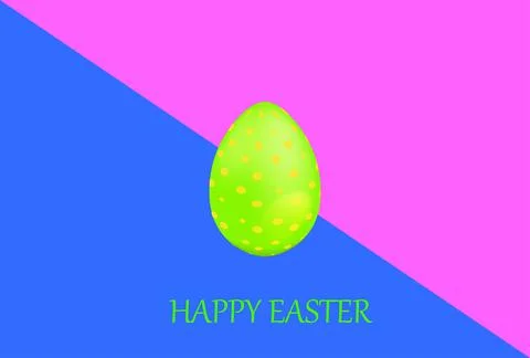 A Easter Egg abstract design. Vector illustration Stock Illustration