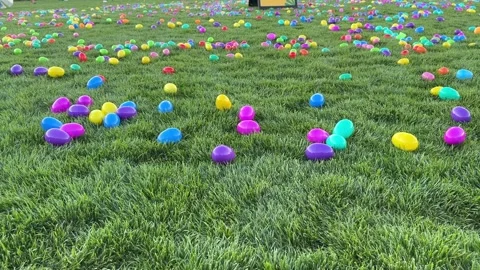 Easter Egg Activities For Kids And Families (Eggstravangaza) Stock-Footage 334013413