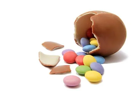 Easter egg with art design Stock Photos