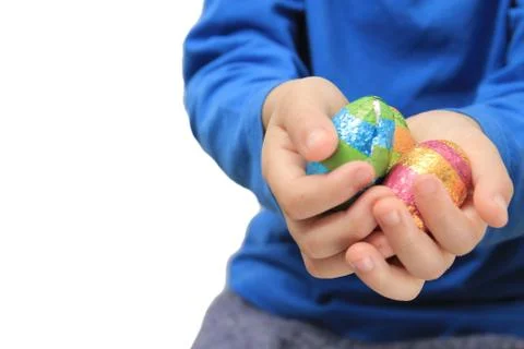 Easter egg with art design Stock Photos