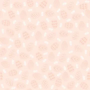 Easter egg background pattern イラスト素材