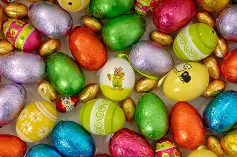 Easter egg background Foto stock