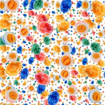 Easter egg background (on white) Stock Illustration