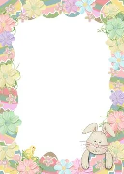 Easter Egg Border イラスト素材