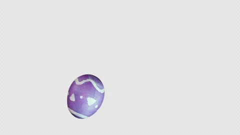 Easter Egg Bouncing Screensaver Violet Triangles Pattern Alpha Channel 75 De Stock Footage 303705364