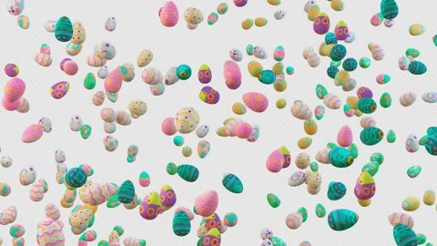 Easter Egg Burst Festive Holiday Explosion Vídeo Stock 332453910