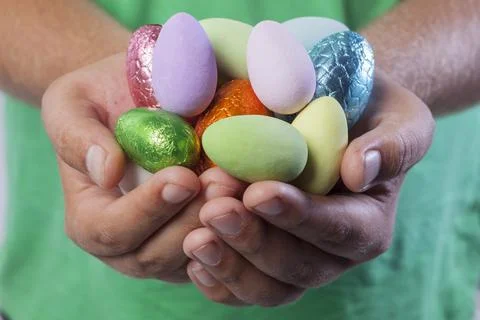 Easter Egg Candy Stock Photos