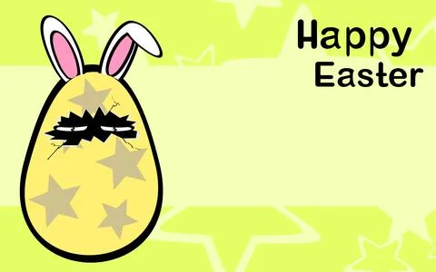 Easter egg cartoon background0 Stock Illustration