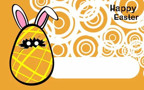 Easter egg cartoon background2 Stock Illustration
