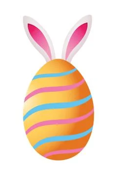 Easter egg cartoon Stock Illustration