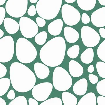 Easter egg. Chicken egg is white. Repeating vector pattern. Illustrazione stock