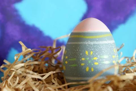 Easter Egg Closeup Foto stock