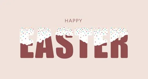 Easter egg collection. Vector modern banner template illustration. イラスト素材