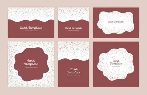 Easter egg collection. Vector modern layout illustration set Stock Illustration