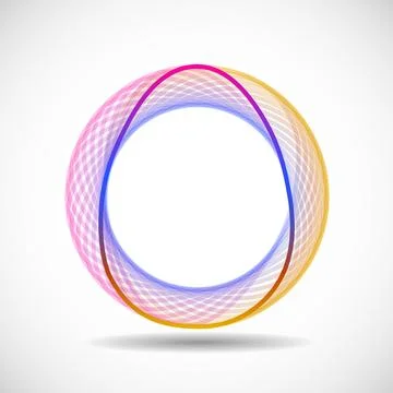 Easter egg in colorful gradient. Flat design Stock Illustration