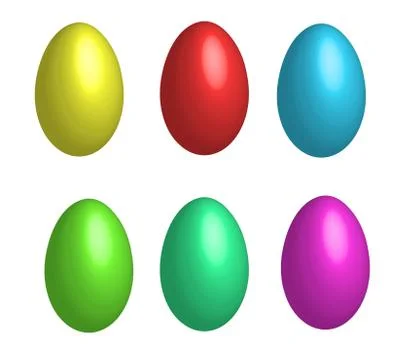 Easter egg colorful Stock Illustration