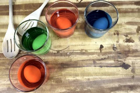 Easter Egg Coloring Stock Photos