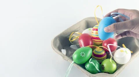 Easter Egg Concept. Celebration or Festival Stock Photos