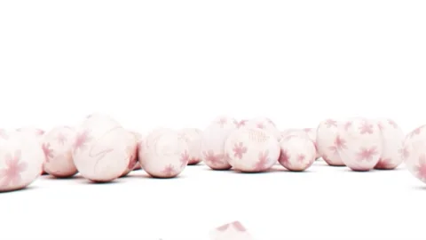 Easter Egg Cracks Reveal Background Video stock 269304866