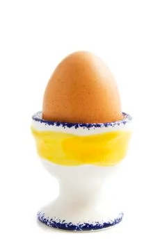 Easter egg cup Stock Photos