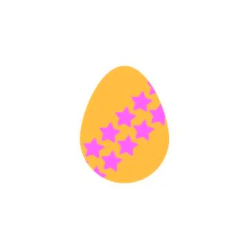 Easter egg decor Holiday decoration. Organic ingredient. Stock Illustration