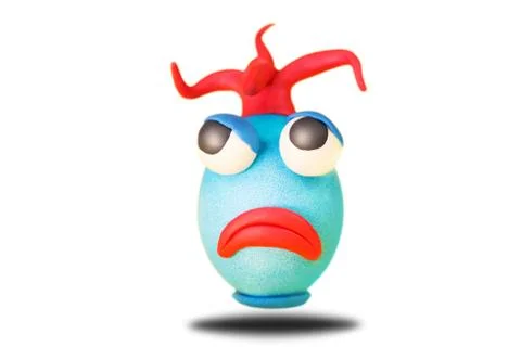 Easter Egg Decorated on Isolated Background. Happy Easter 스톡 일러스트