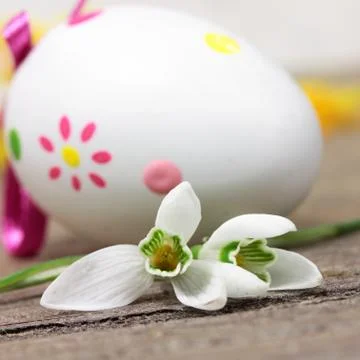 Easter egg decoration Stock Photos