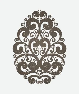 Easter egg design element Stock Illustration