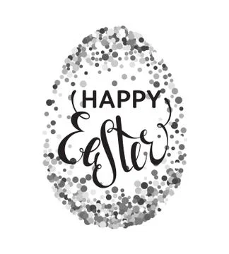 Easter egg design element Stock Illustration