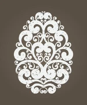 Easter egg design element Stock Illustration