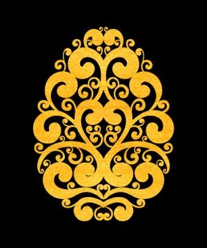 Easter egg design element Stock Illustration