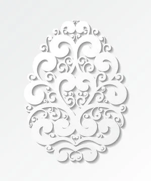Easter egg design element Stock Illustration