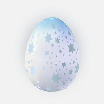Easter Egg Design Element on Light Background. Vector Illustration EPS10 イラスト素材