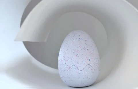 Easter Egg. Easter egg with the inscription .Easter ideas. Happy Easter. Stock Photos