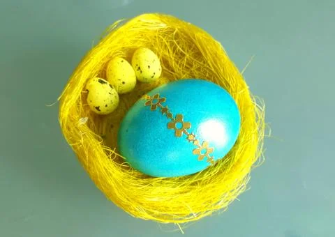 Easter egg for Easter holiday. Easter egg one. Stock Photos