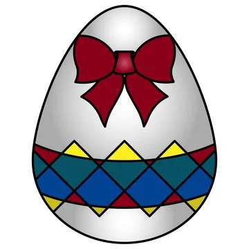 Easter egg. Egg. Colored vector illustration. Stock Illustration