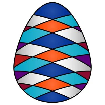 Easter egg. Egg. Colored vector illustration. Stock Illustration