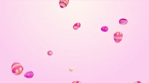 Easter Egg Fall Loop Stock Footage 232752833