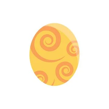 Easter egg flat design Stock Illustration