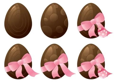 Easter egg gift Stock Illustration