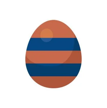 Easter egg greeting card Stock Illustration