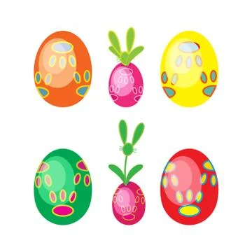 Easter egg Hot and Cool Stock Illustration