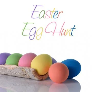 Easter egg hunt Stock Photos
