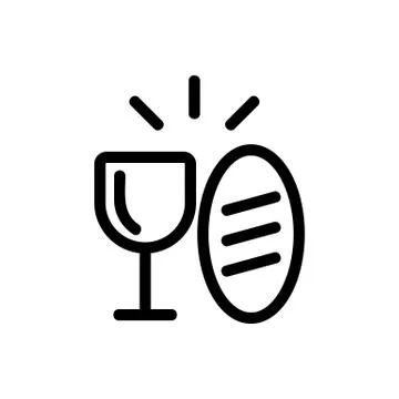 Easter egg icon vector. Isolated contour symbol illustration Stock Illustration